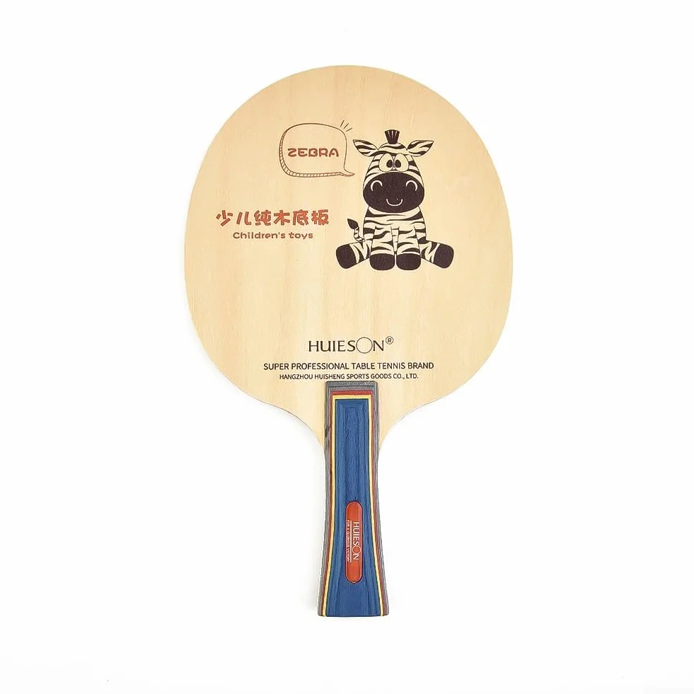 Plaque inférieure ping-pong bois 5 plis raquette tennis de table longue poignée