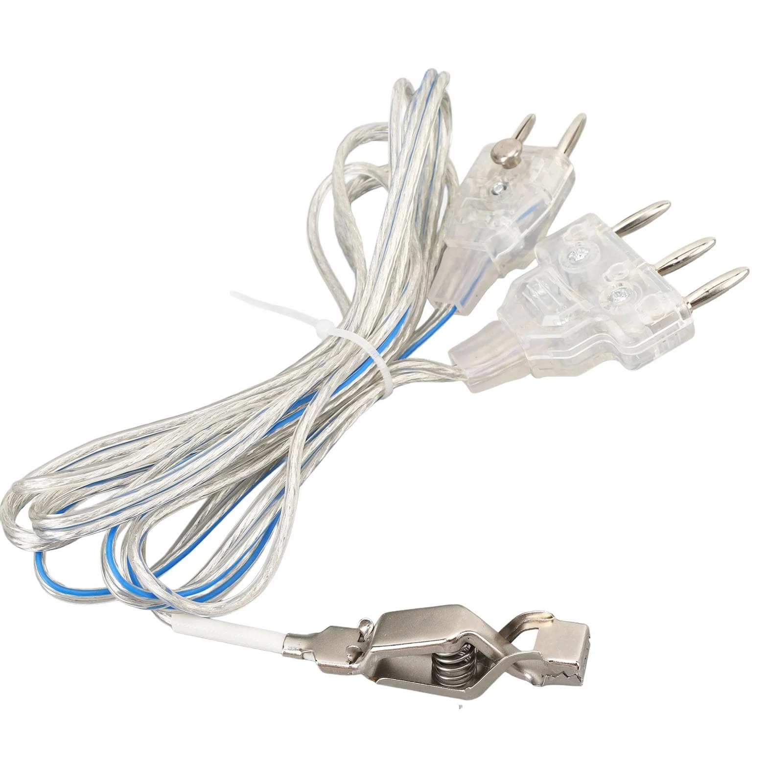 Cocoarm Fil de Corps d'Épée, Fil Conducteur Transparent en Plastique Acier Inoxydable pour Compétitions d'Escrime
