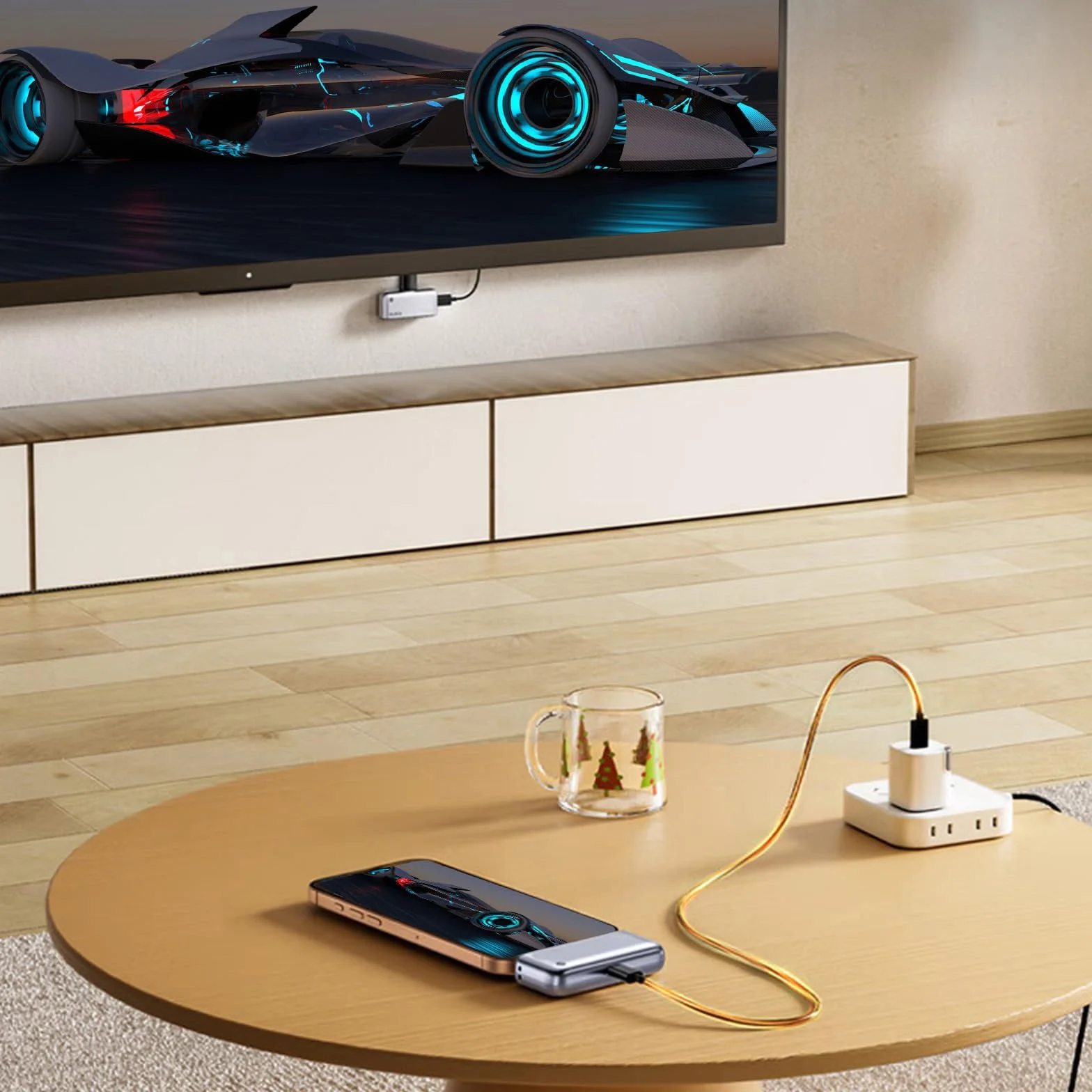 Élongateur radio double bande entrée 4K transmission 50 mètres cohérent smartphones téléviseurs projecteurs salle multimédia Liaison radio