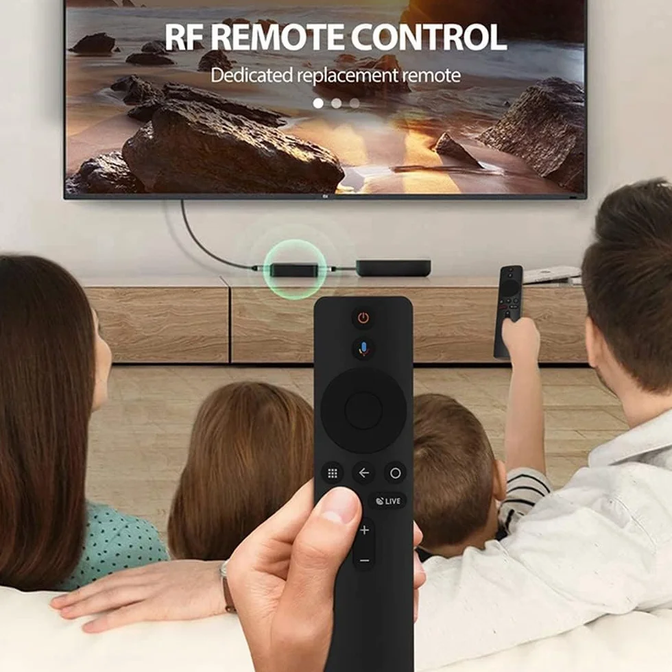 Remplacement de la télécommande ZISONIX pour Mi Box S(Veuillez Confirmer si Votre Appareil Prend en Charge la Fonction de télécommande vocale Bluetooth) XMRM-006