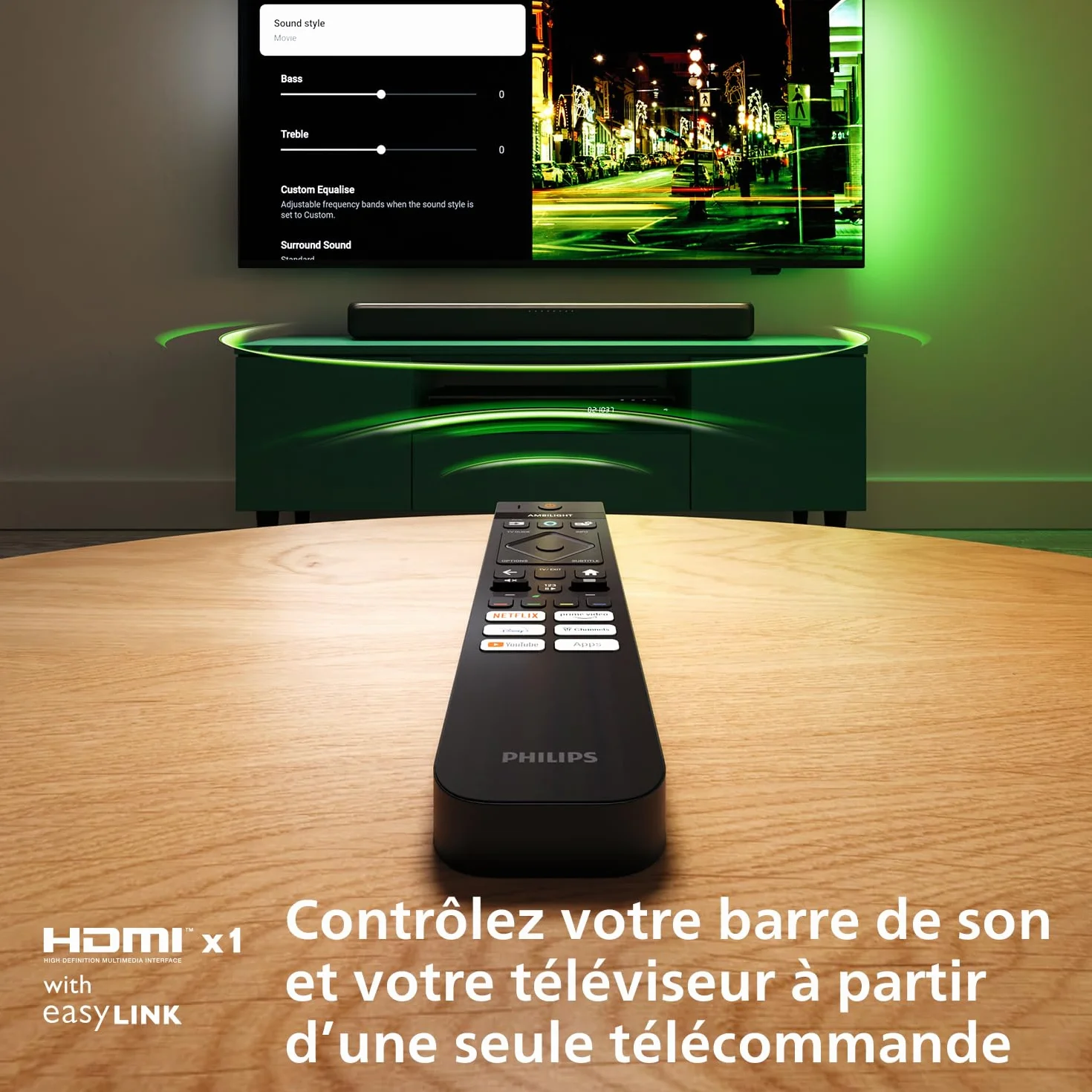 Philips TAB5109 Barre de Son 2.0
