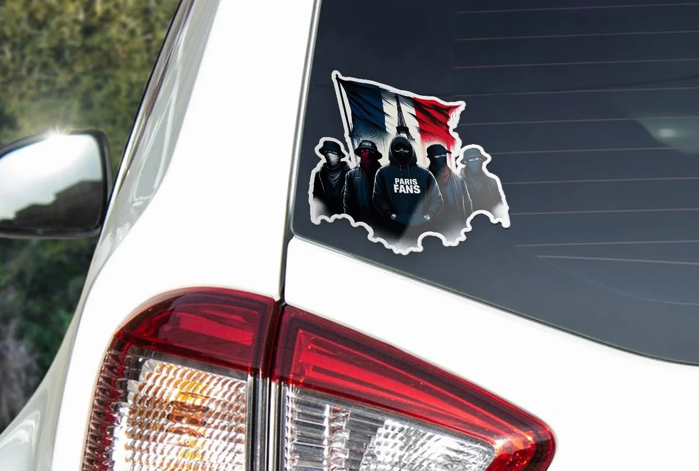 Autocollants Stickers Paris Fans Ultras – Sticker Fan de Football, Supporter Paris, Vinyle Résistant Eau & UV 9cm