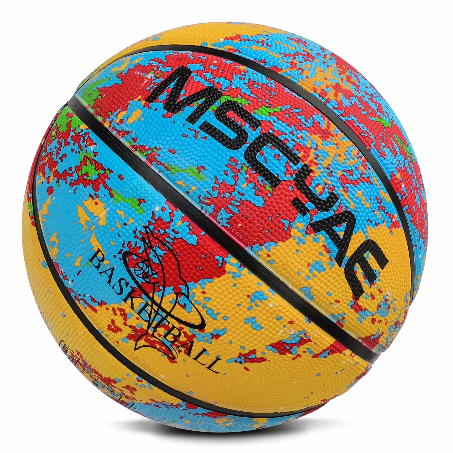 Ballon de Basket Taille 5 et 3 pour Enfants, Extérieur en Caoutchouc