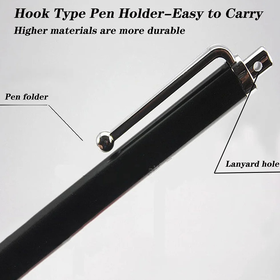 Stylet Stylo Capacitif Universel 12 Pièces pour Tablettes et Téléphones