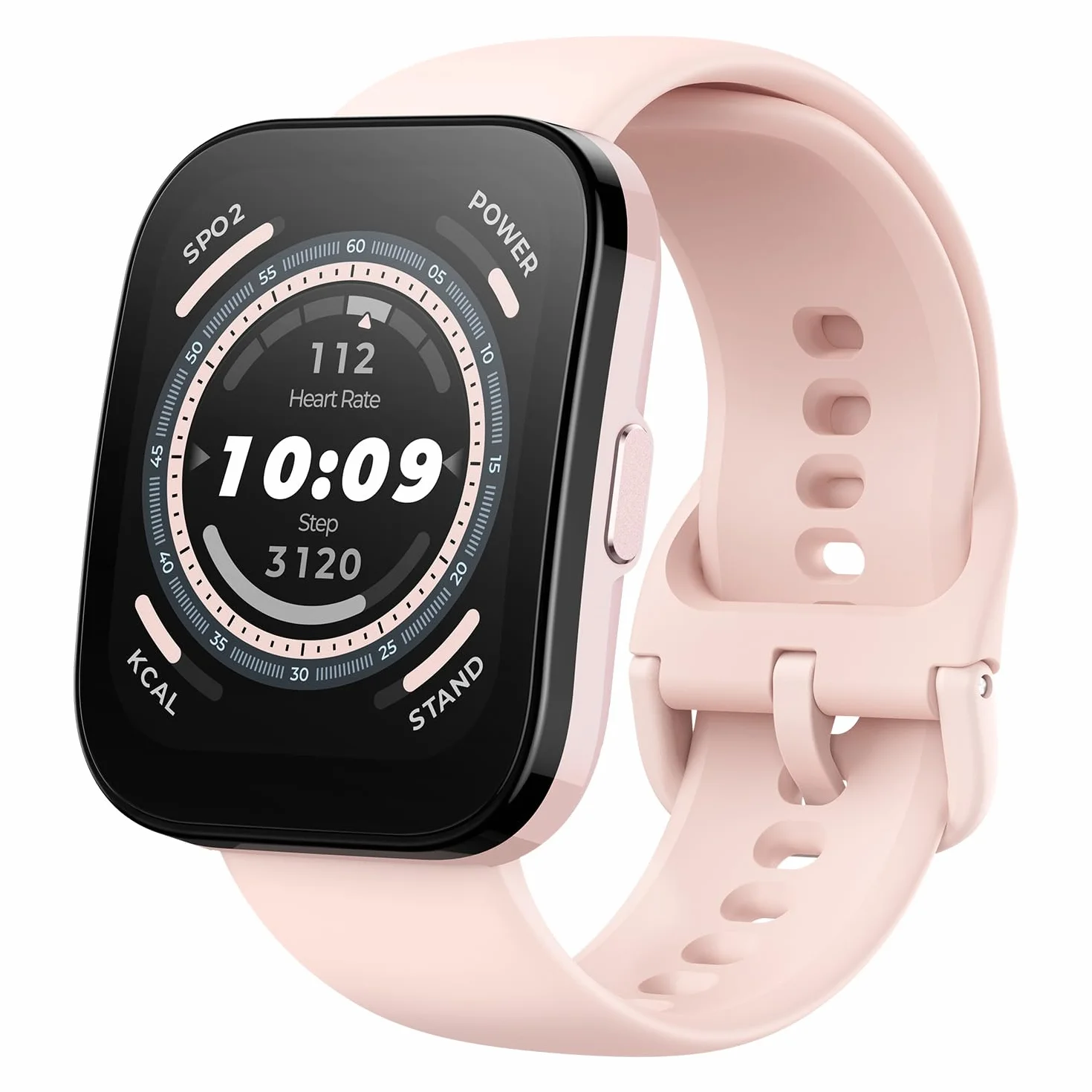 Amazfit Bip 5 Montre Connectée pour Hommes Femmes, 46 mm Grand écran, appels Bluetooth, Alexa, GPS, Batterie 10 Jours, Smartwatch pour Android et iPhone