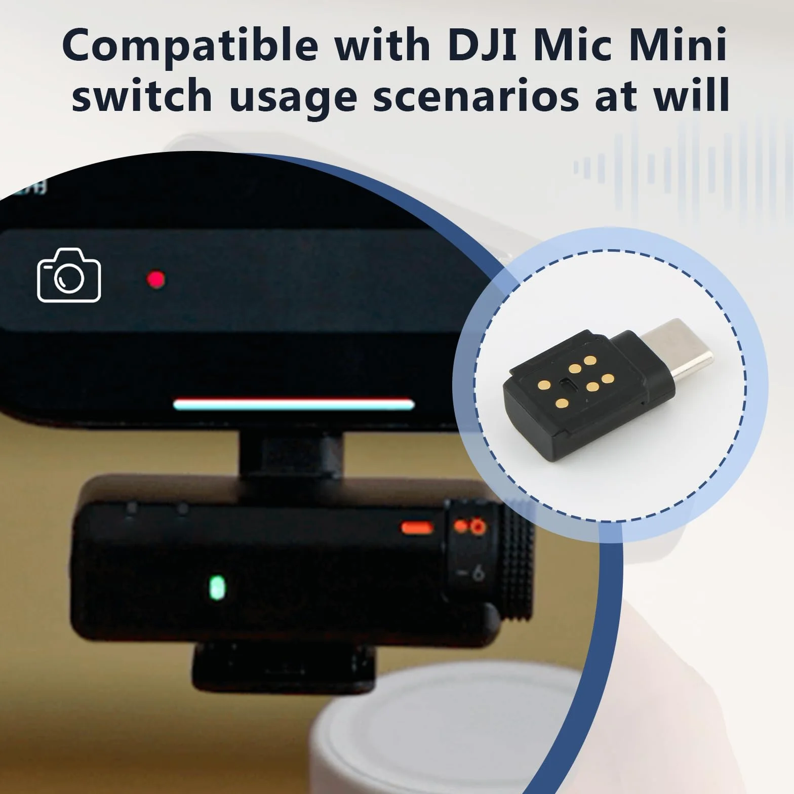Adaptateur pour DJI Mic Mini Type-C