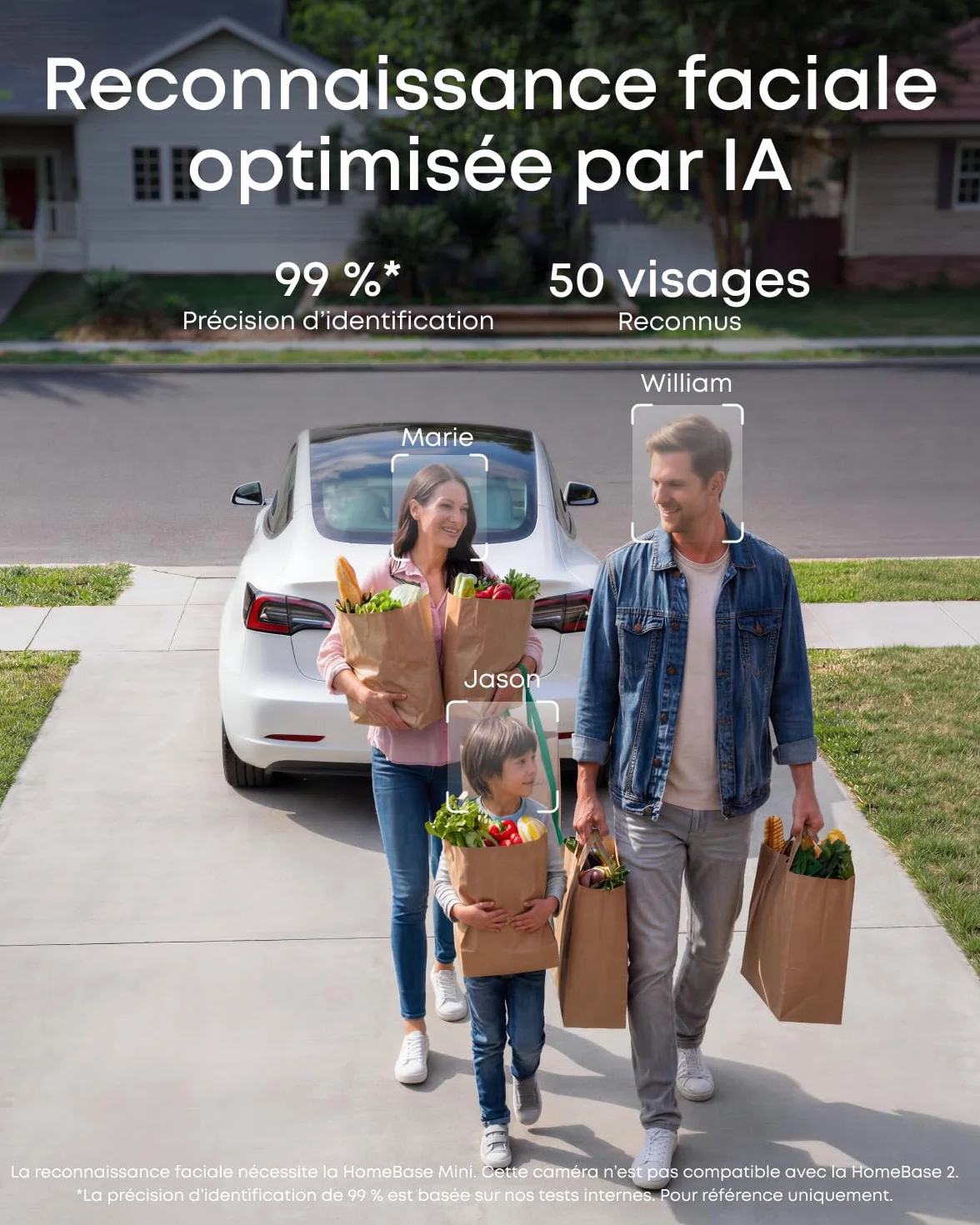Caméra Filaire eufy C31, caméra extérieure et intérieure 360°, Panorama et Inclinaison, Double antenne, Vision Nocturne Couleur, Stockage Local, sans abonnement, détection IA, Enregistrement continu