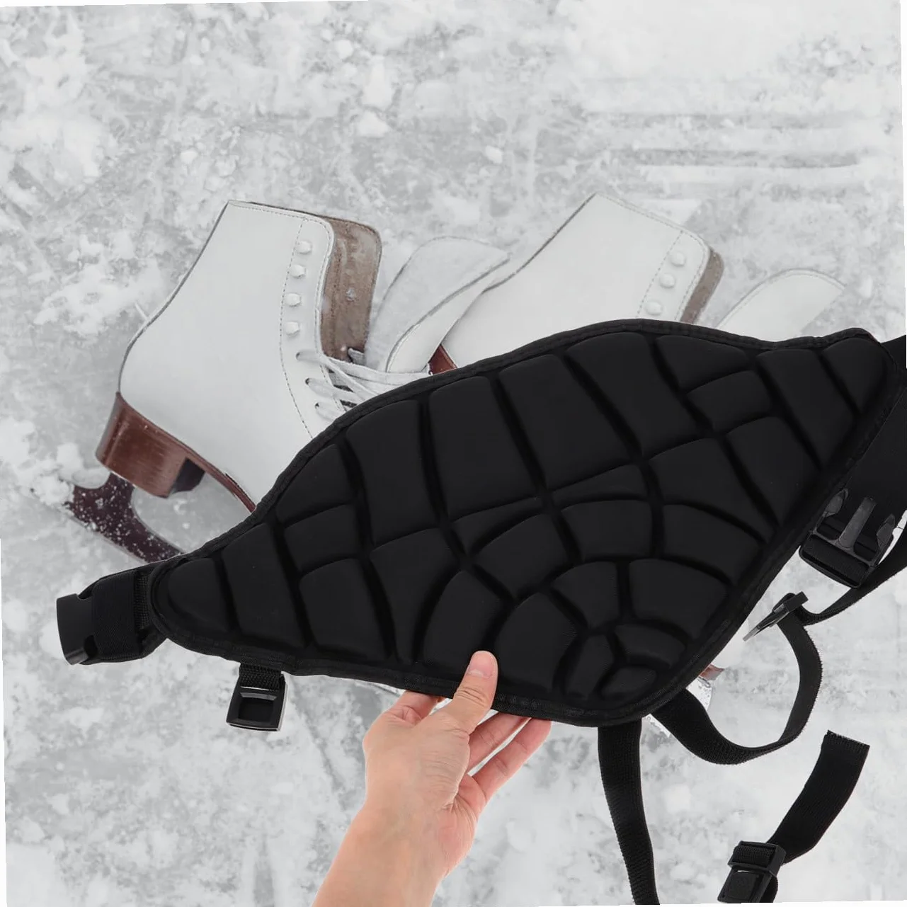 Protection Rembourré pour Patinage Adulte, Renforcée pour Chutes, Ski Pêche Hivernale, Confortable Respirant Homme Femme