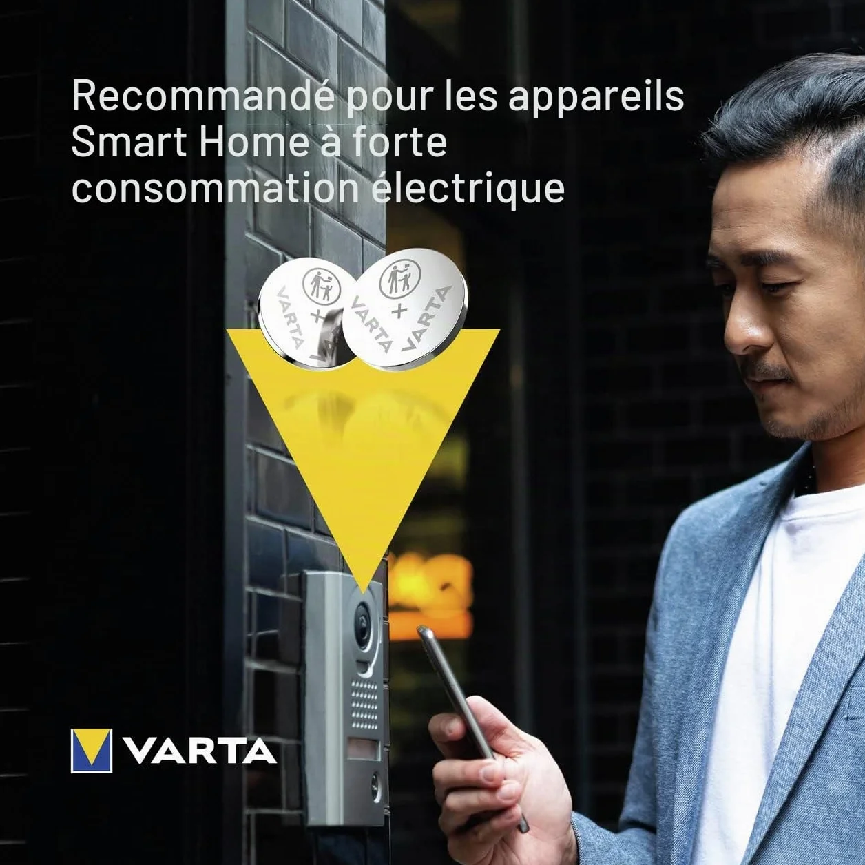 VARTA Piles Bouton CR2430, lot de 2, Lithium Coin, 3V, emballage sécurisé pour les enfants, pour petits appareils électroniques - clés de voiture, télécommandes, balances