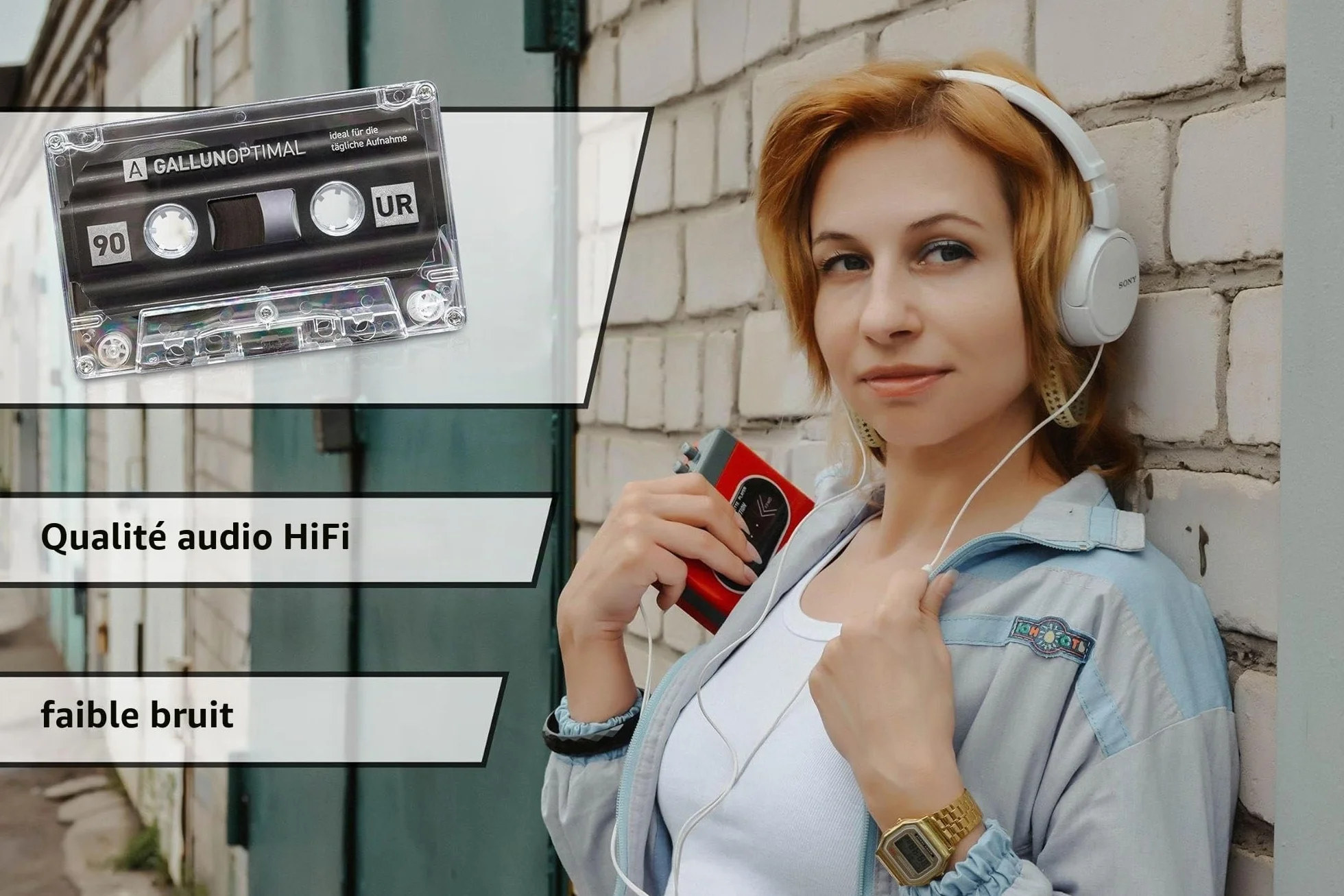 UR90 Cassettes Audio 90 Min Lot de 5 Cassettes vides