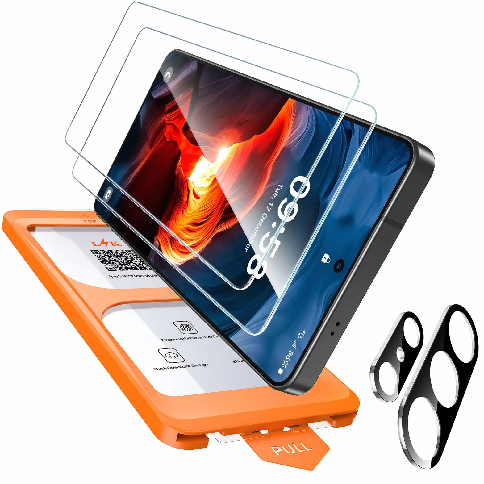 Lot de 2 Verre Trempé pour Samsung Galaxy S26 Ultra avec Protection de Caméra