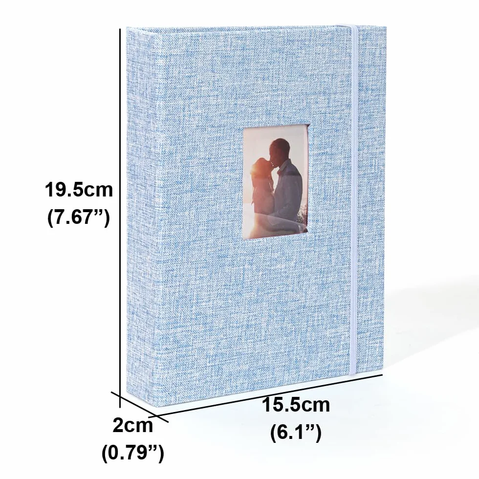 Mini album photo à 208 pochettes pour Fujifilm Instax Mini 13 12 11 9 8 40 99 90 Evo LiPlay 5 x 7,6 cm, album compatible avec les imprimantes Polaroid Snap/Z2300/SocialMatic Instant & Zip