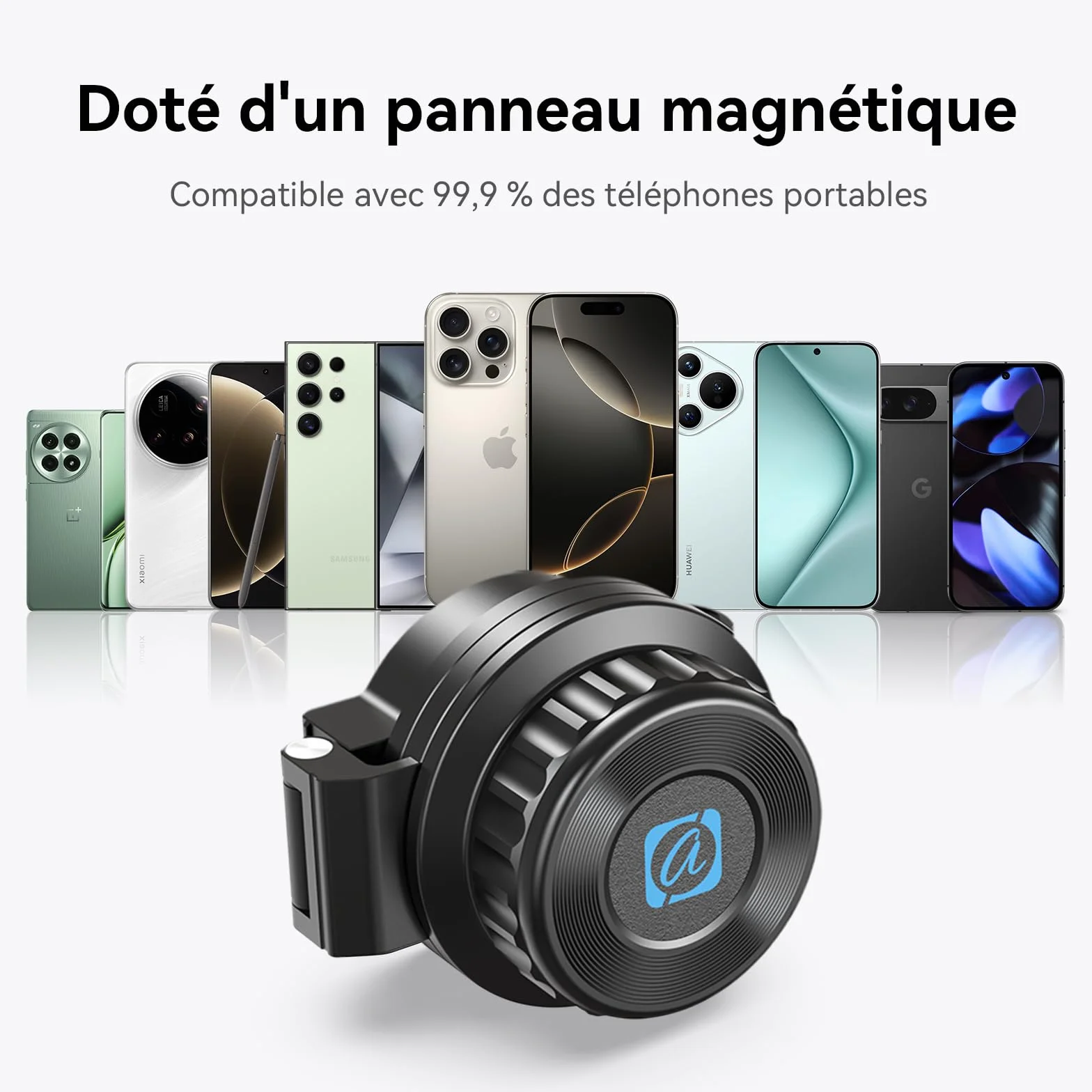 APEXEL Adaptateur Universel magnétique pour téléphone Portable pour Jumelles, monoculaires, Observation des Oiseaux et microscopes - Adaptateur oculaire de 45 à 55 mm - Compatible avec Tous Les