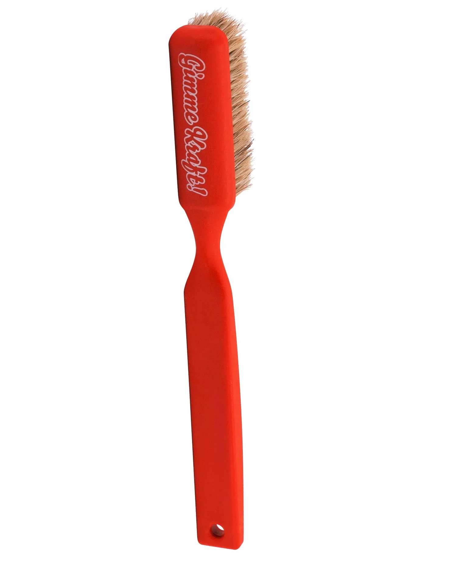 Brosse d'escalade Boulder Superbrush poils naturels rouge