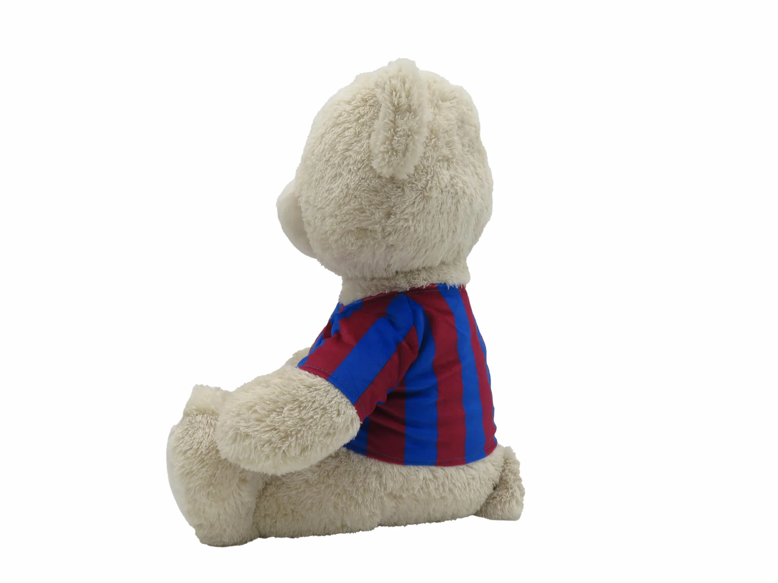FC Barcelone Ours en Peluche 35 cm T-Shirt Barça Beige Officiel