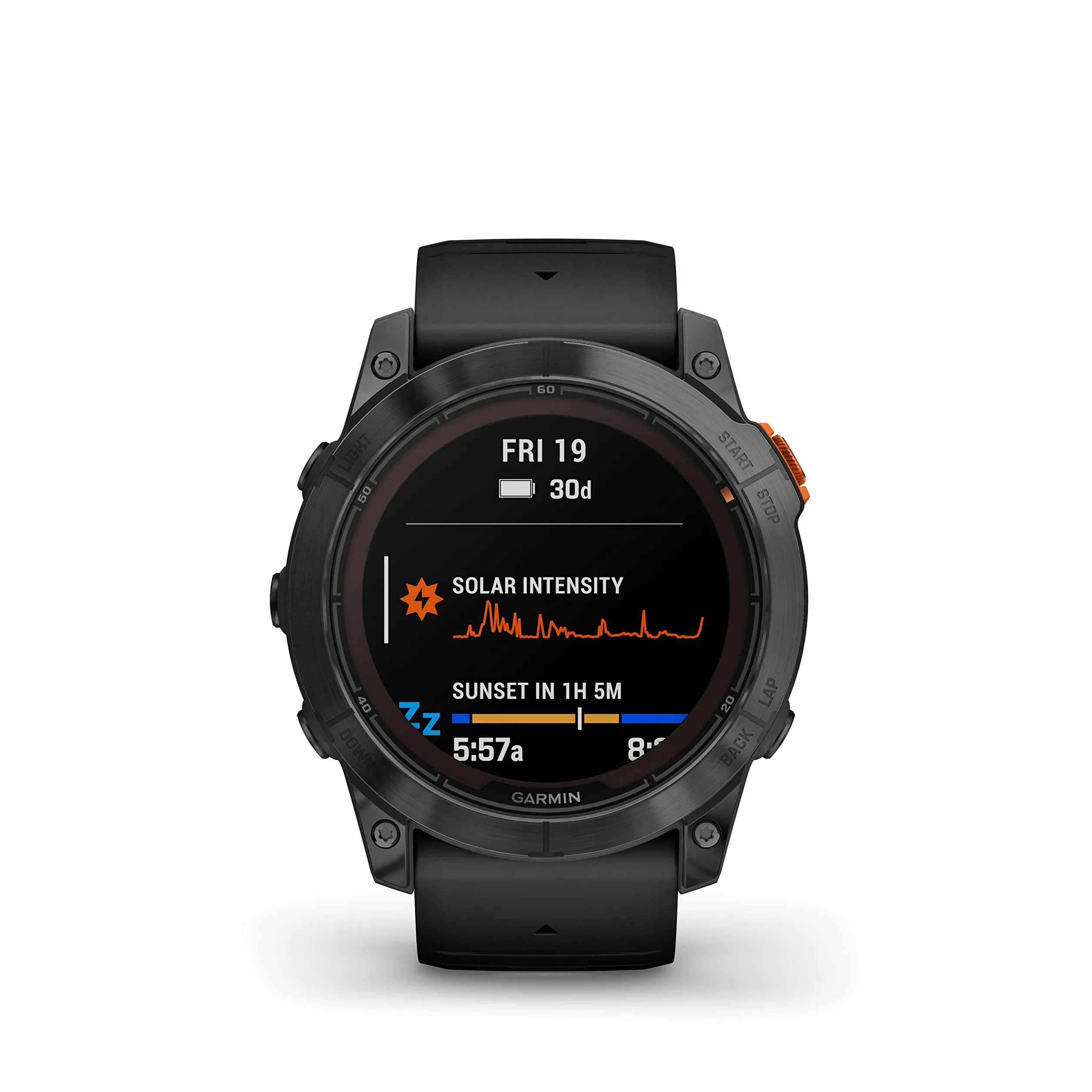 Garmin fēnix 7X Pro Solar Montre GPS Multisports connectée Boîtier 51 mm Bracelet Noir