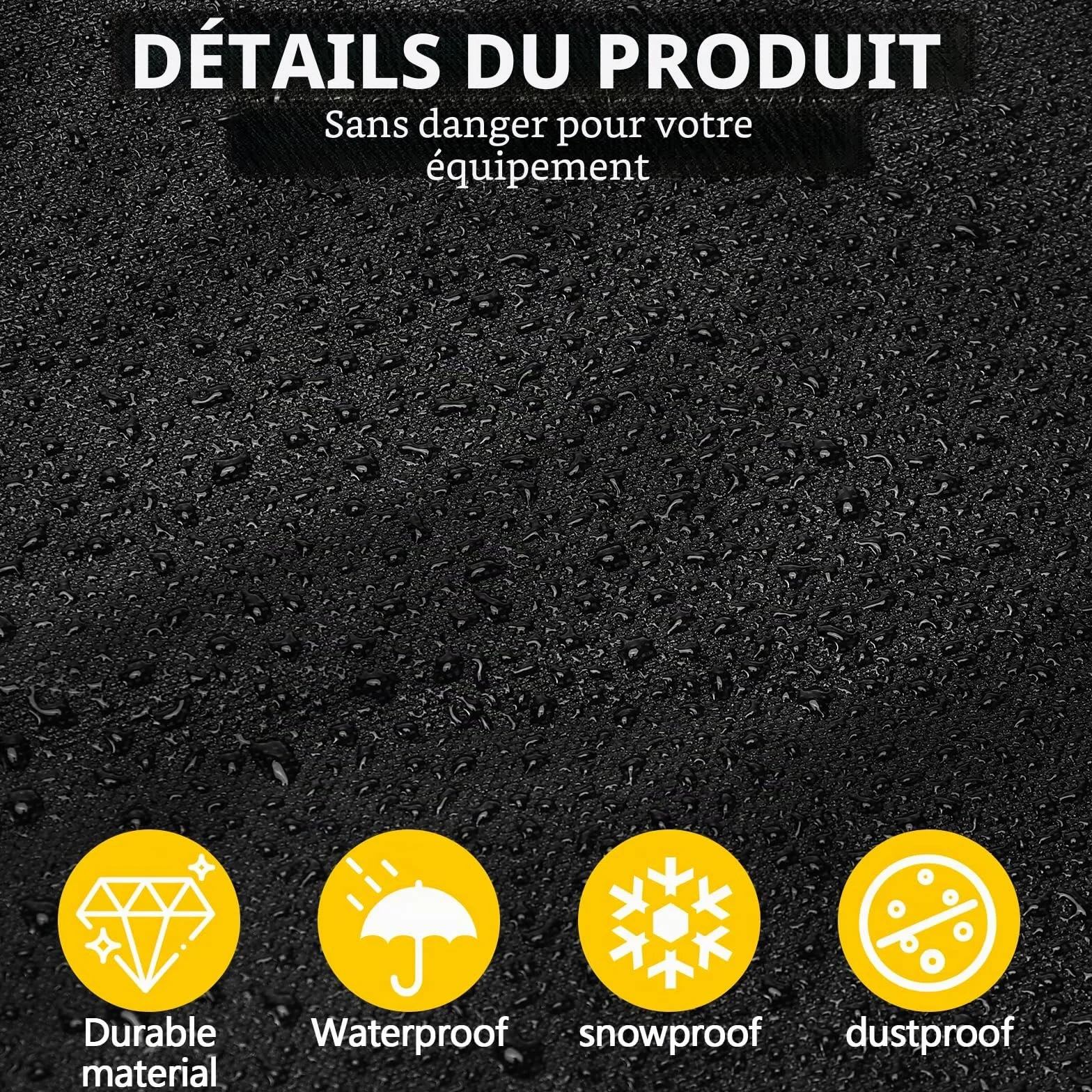 Zikenis Sac de Trépied 120×20 cm étanche pour Camping, Rangement Portable pour mât de Tente