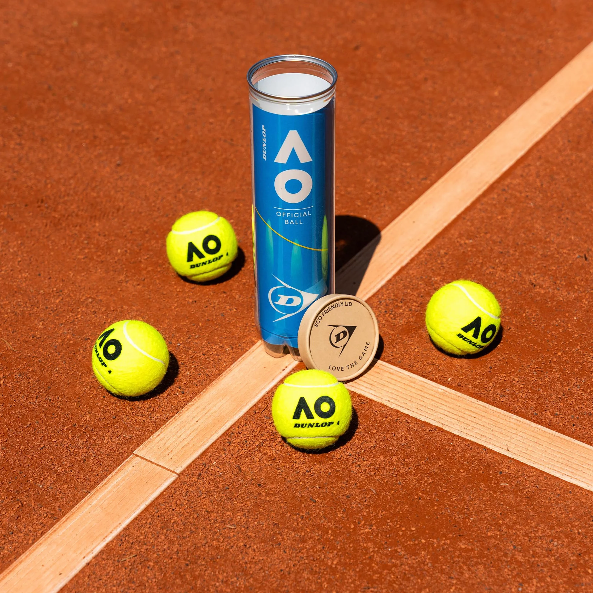DUNLOP Balle de Tennis Australian Open Terre Battue Terrain Dur Gazon