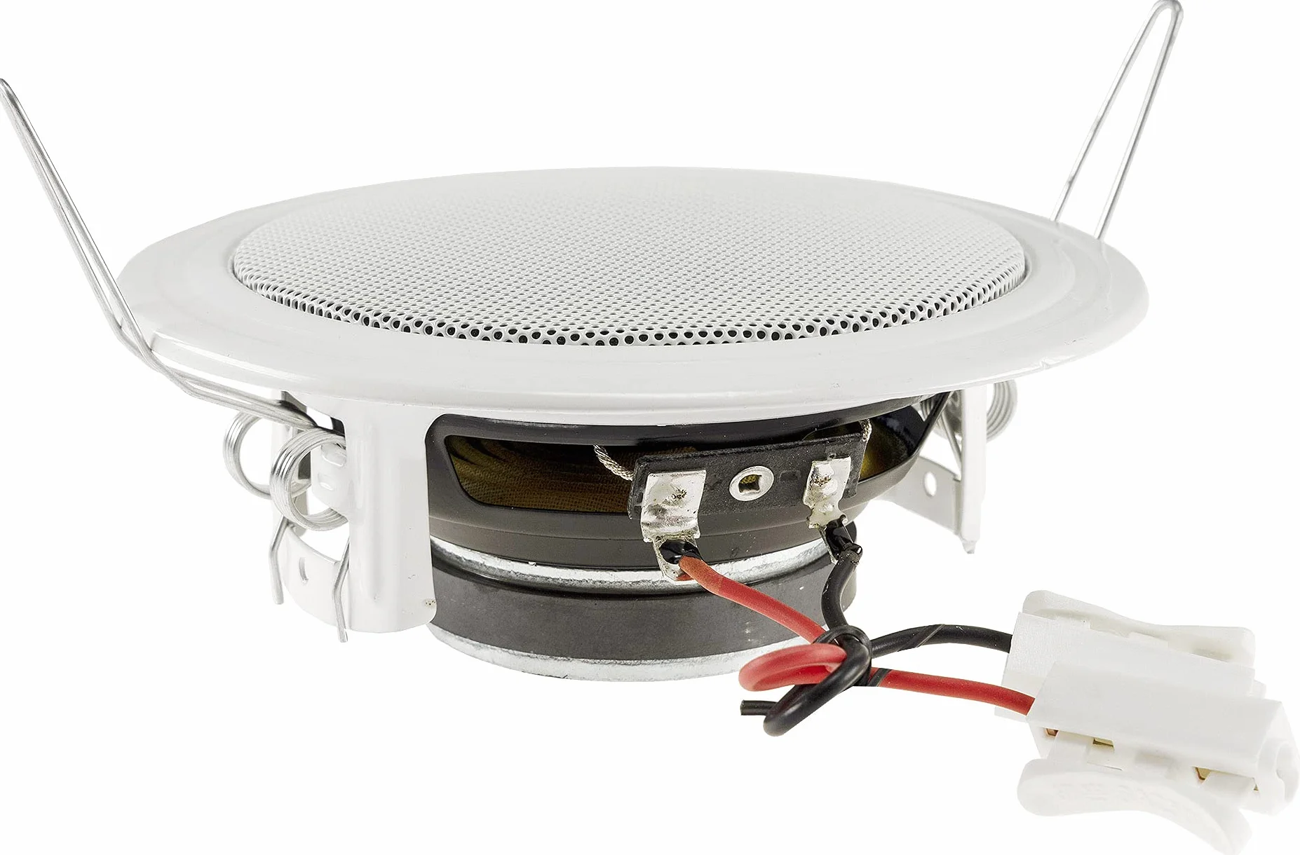 Haut-parleur de plafond 60W 135mm rond blanc haut-parleur intégré pour bureau cuisine salon home cinéma