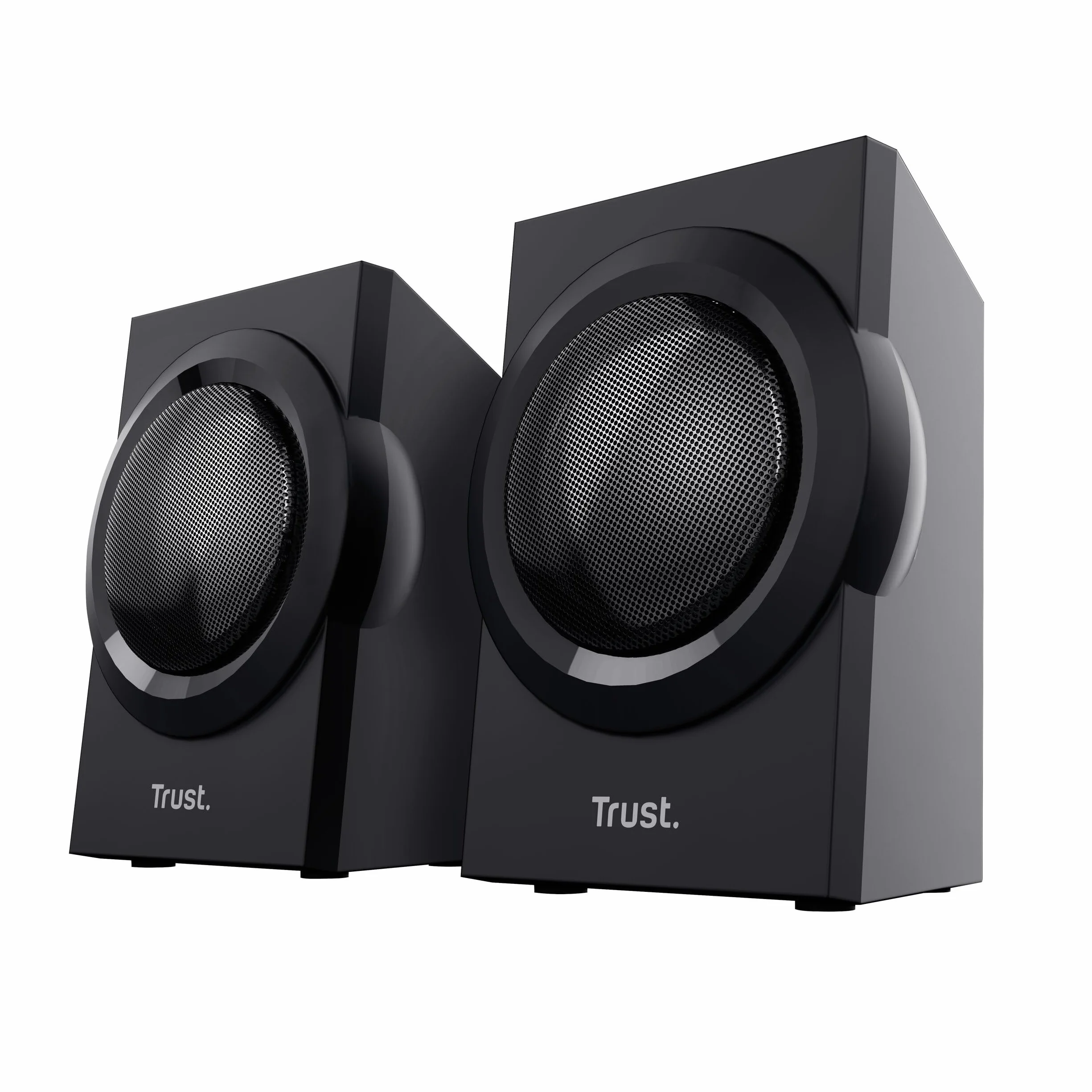 Trust Yuri Système d'Enceintes PC 2.1 Caisson de Basses Bois 120 W Commande Volume Filaire Prise Casque Line-in Noir