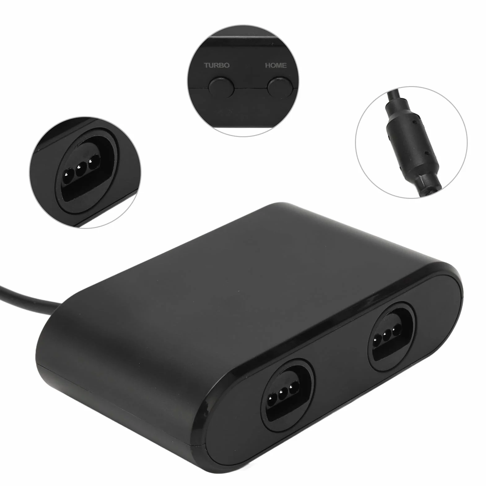 Convertisseur Multifonction Contrôleur de Jeu 2 en 1 Adaptateur Manette PC Gaming N64
