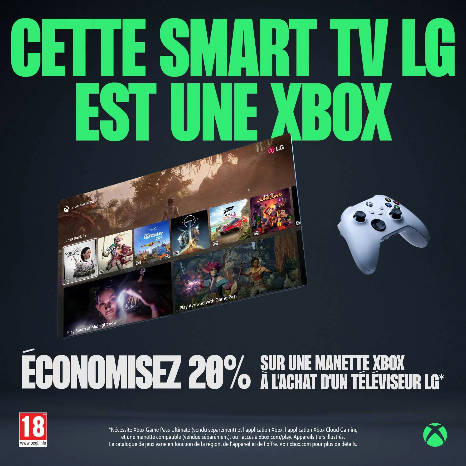 LG TV UHD AI 2025 | 65UA73 | 65'' (164 cm) | 4K UHD | HDR10 | WebOS 25 | Alexa, Google Assistant | Netflix Disney+ Canal+ Prime Video | AirPlay 2