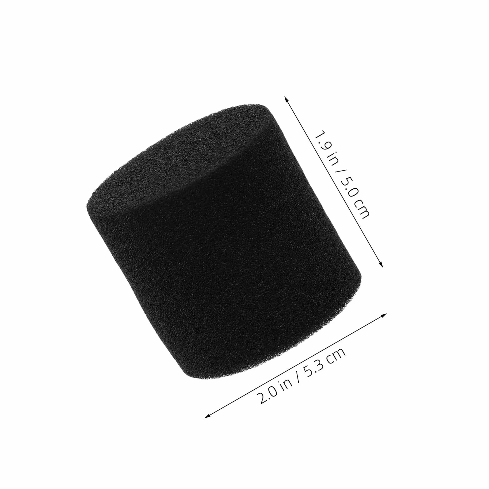 Lot de 4 Bouchons en Éponge Haute Densité pour Évent de Caisson de Basses 53x50mm, Contrôle du Bruit Bourdonnement pour Enceintes Audio à Domicile