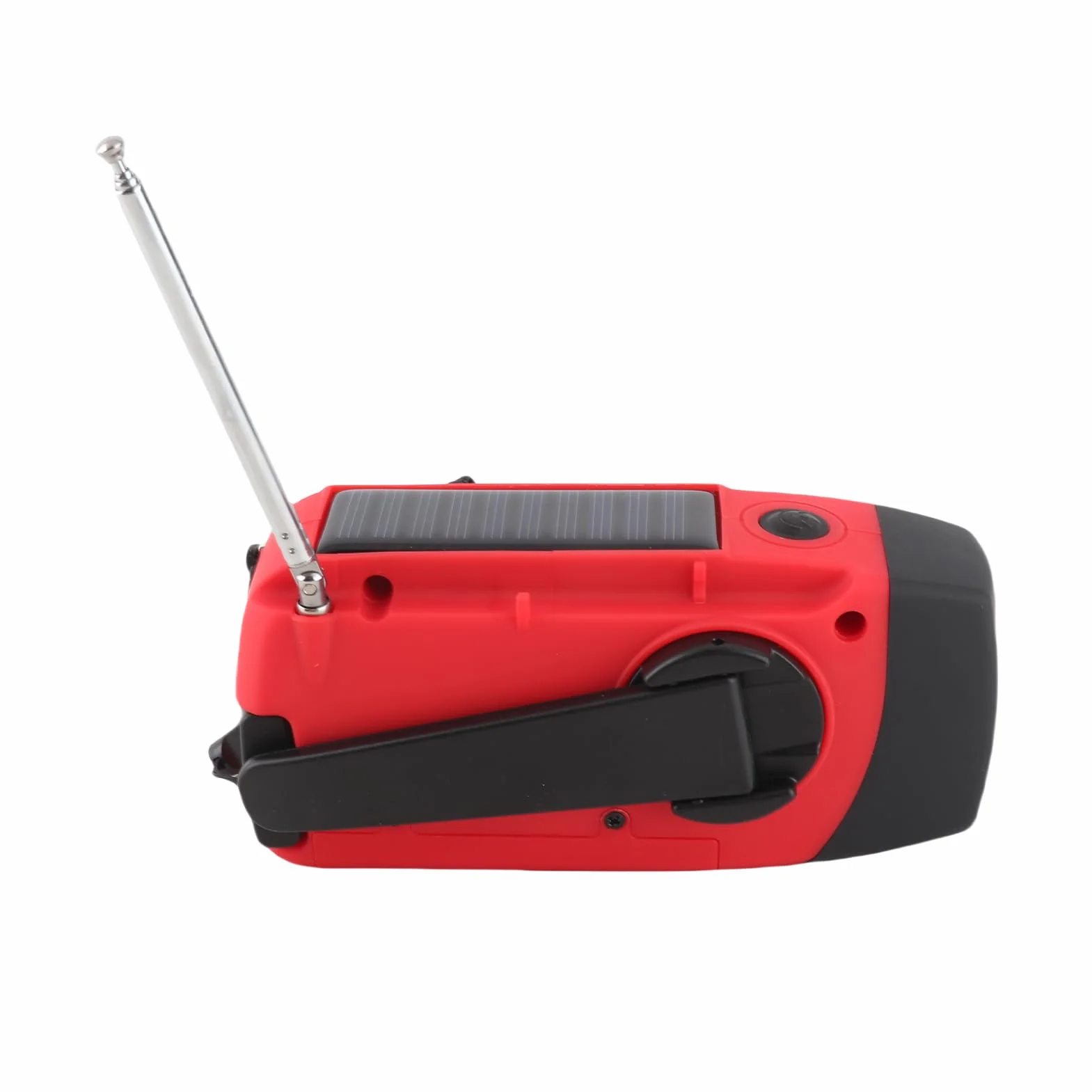 Radio solaire d'urgence FM/AM/NOAA avec lampe de poche 3 LED et batterie externe 1000 mAh