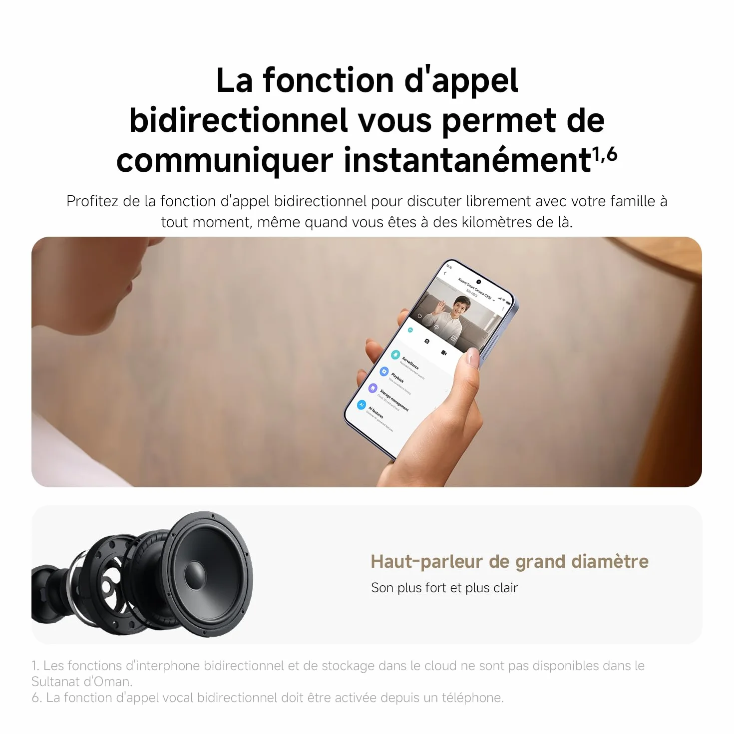 XIAOMI C302 Caméra Intérieure, 2K 3MP à 360°, Caméra de Surveillance, WiFi 6, Clôture Virtuelle, Détection et Suivi Personnes & Animaux, Vision Nocturne Couleur Starlight, Audio Bidirectionnel, Alexa