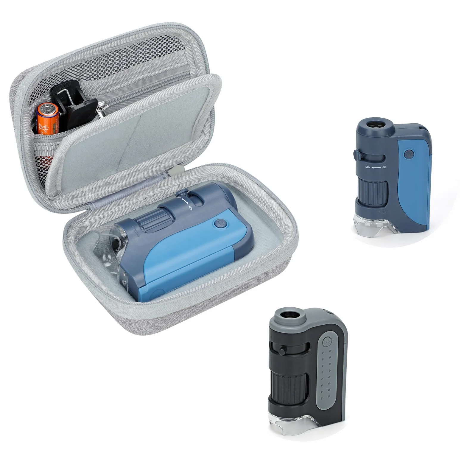 Jiusion Sac de Microscope Portable pour Carson MicroBrite Plus (MM-300)