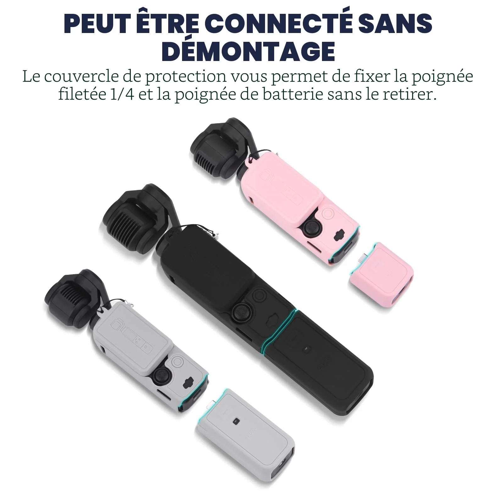 BRDRC Pocket 3 Creator Combo Coque en silicone