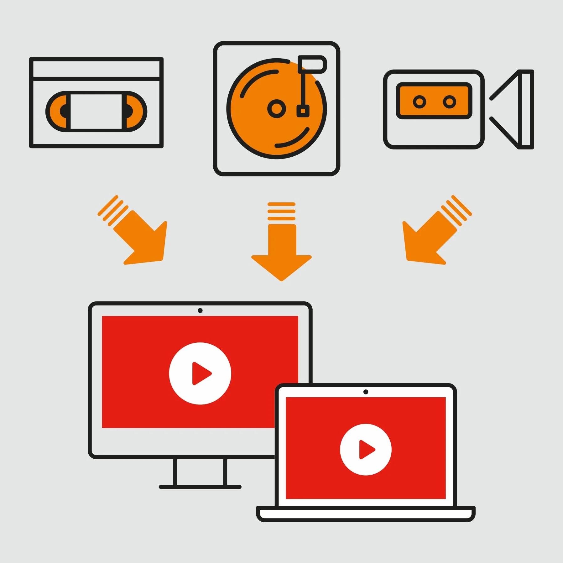 Nero Recode Stick Convertisseur VHS USB Numériser VHS S-VHS Hi8 Super 8 DVD PC Windows 10/11 macOS