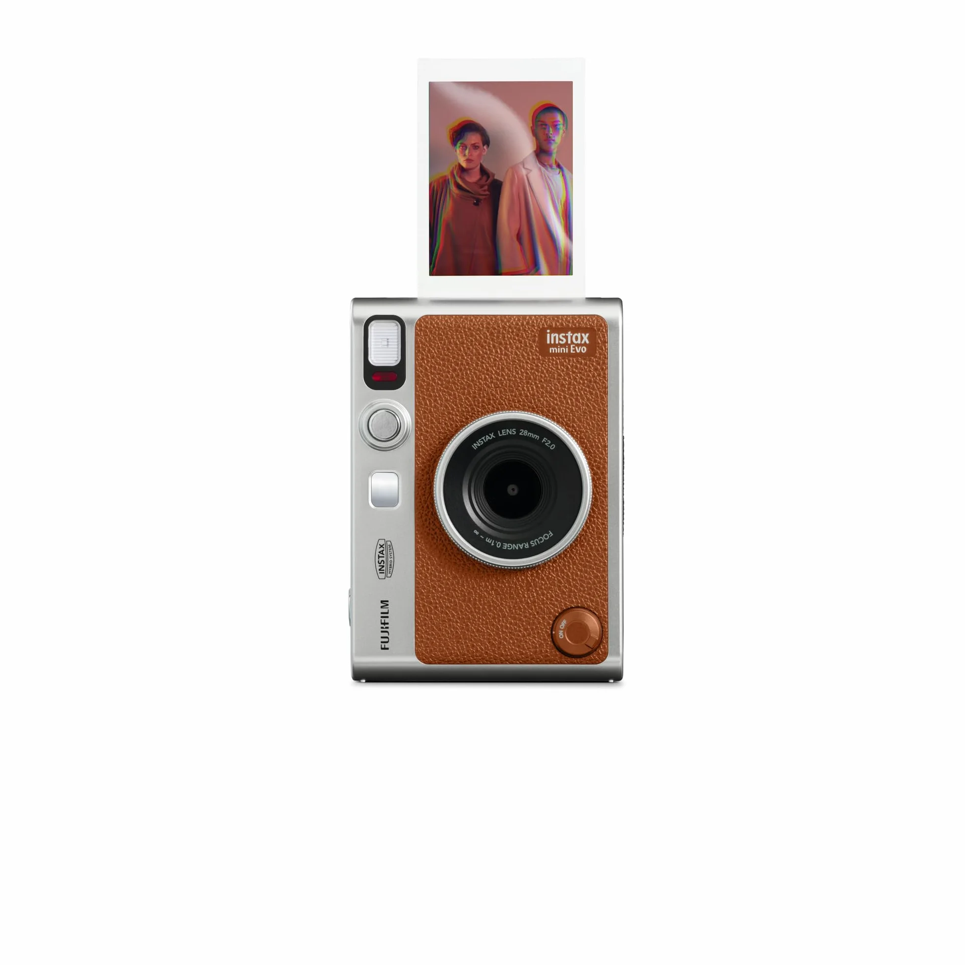 Fujifilm Instax Mini Evo Hybrid Appareil Photo instantané Marron