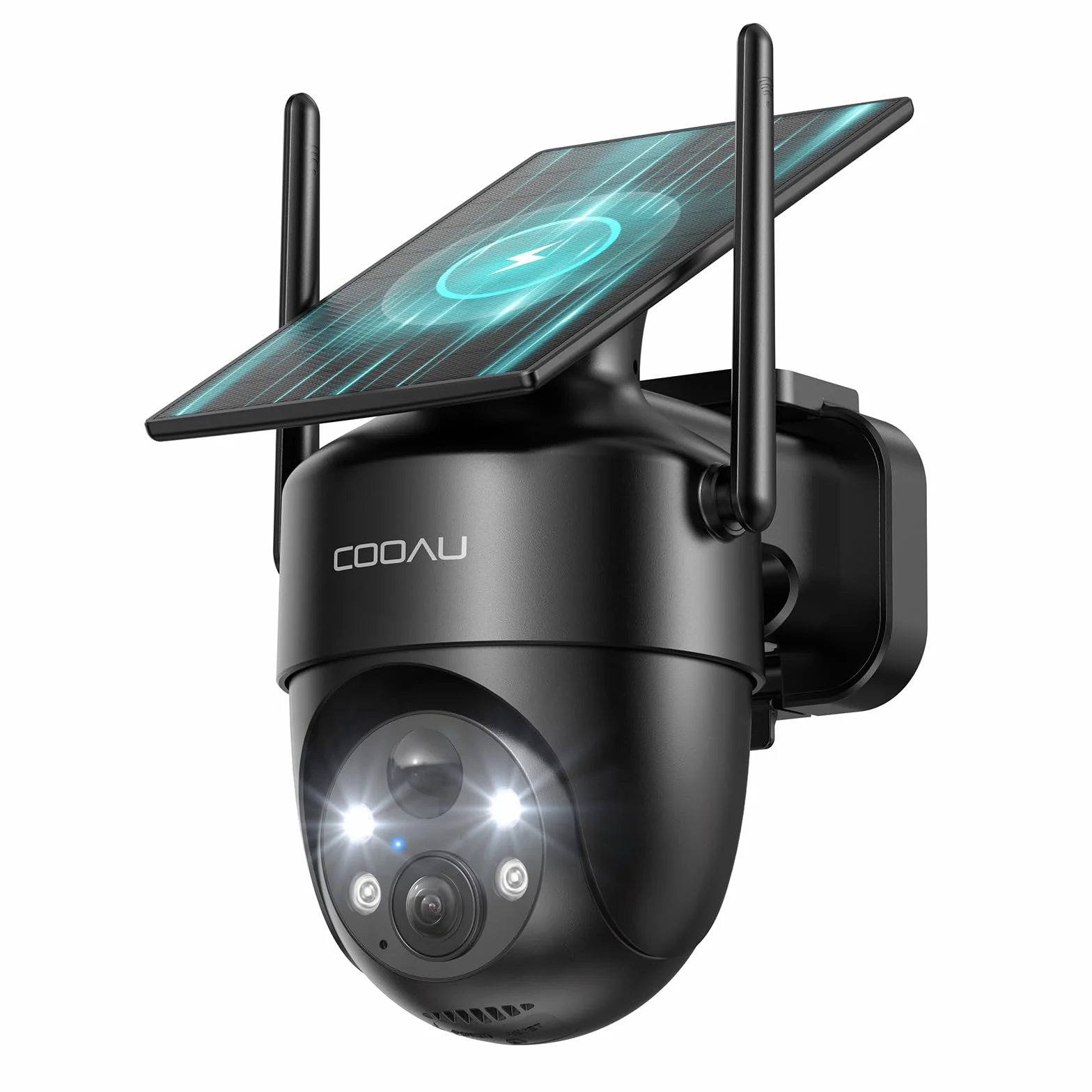 COOAU Caméra Surveillance WiFi Extérieure sans Fil 3MP 360° PTZ, Wi-Fi 6, Détection PIR, IP66