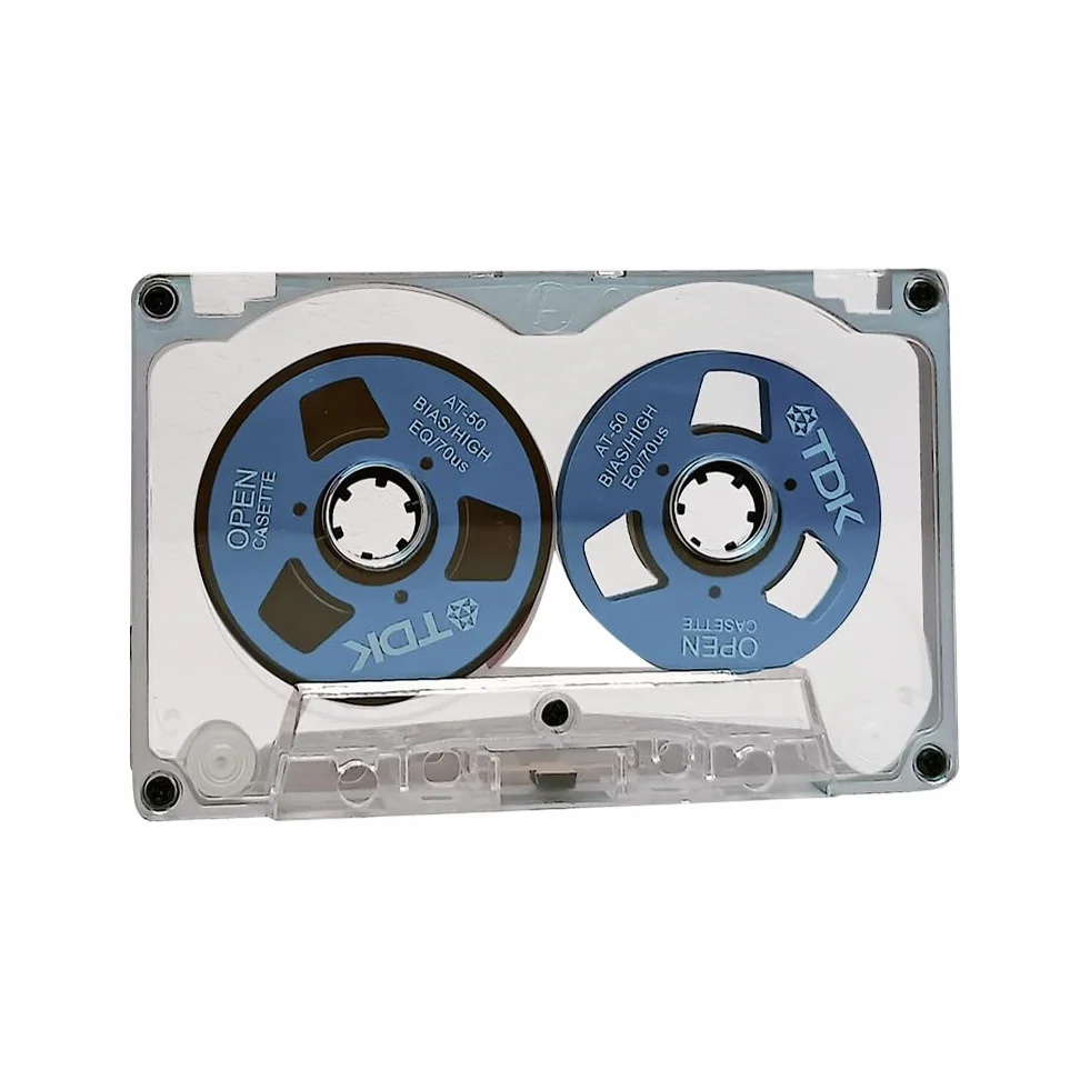 Disque de Bande Vierge de 55 Minutes, Disque Ouvert en Métal Double Face, Disque de Cassette Vierge, D