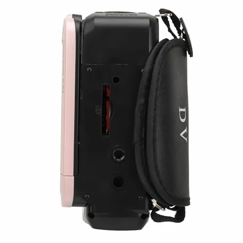 Caméscope Vidéo 1080P 16MP 16X Zoom HD Écran Rotatif 2,4 Pouces avec Lumière Remplissage Trépied 1/4 Pouce