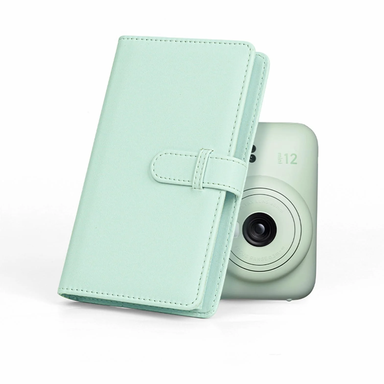 Mini Album Photo pour Fujifilm Instax Mini 12 11, 108 Pochettes, Format 3 Pouces, Porte-Cartes, Couleur Menthe