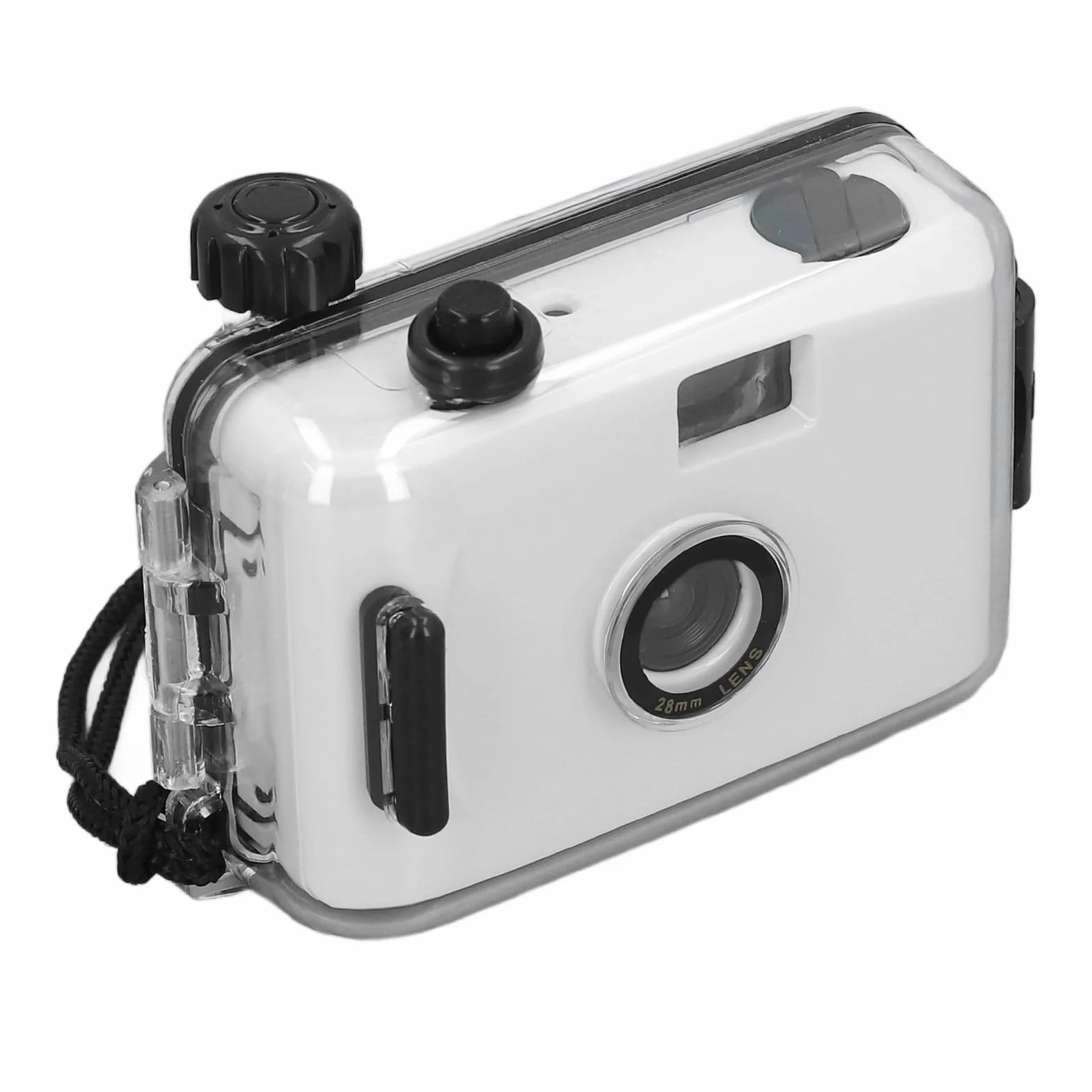 Appareil Photo à Film 35 Mm Réutilisable, étanche, Caméra sous-Marine (Profondeur) avec Obturateur 1/100 S et Objectif F/9 28 Mm, Gratuite pour d'anniversaire