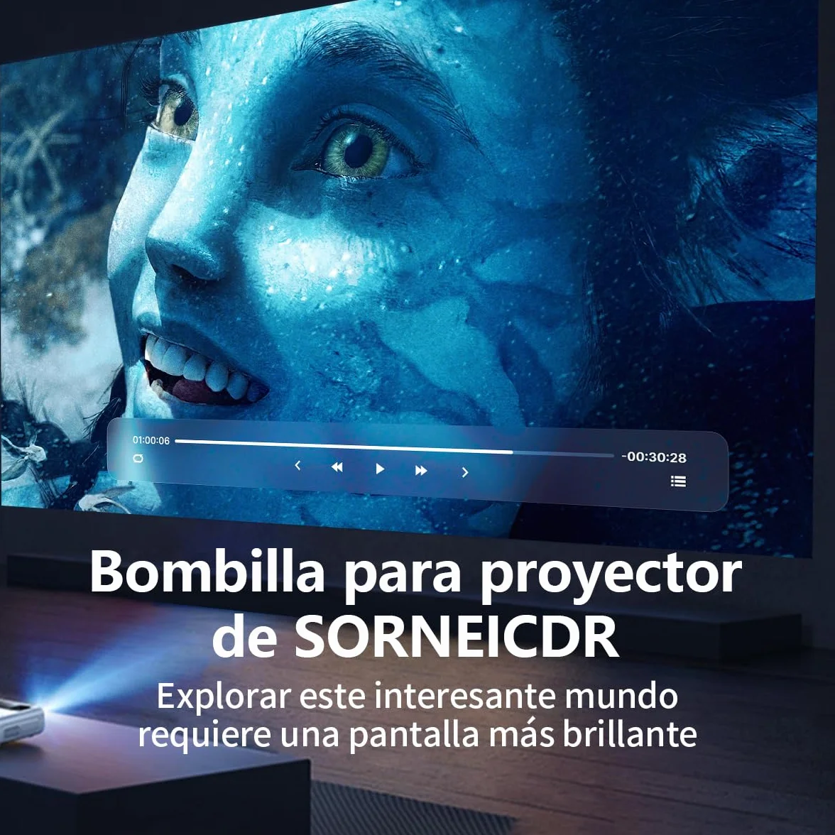 Lampe de Projecteur EL PLP71 compatible Epson eb-470 eb-475w eb-475we eb-475wi eb-475wie eb-480 eb-480e eb-485w eb-485wi eb-485we eb-1400wi eb-1410wi