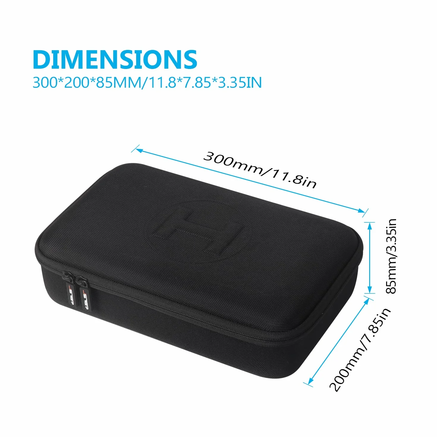 JSVER Mini 3 Pro 3 Étui Portable EVA Dure Cas pour DJI Mini 3 Voyage Espace de Rangement Sac de Transport pour DJI 3 Pro Housse Accessoires-Noir