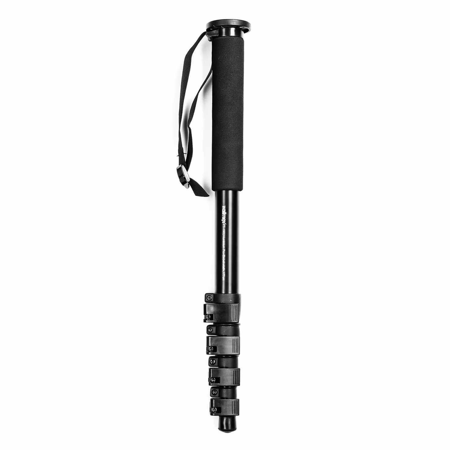 Walimex Monopied en aluminium FT-1502 (hauteur max. 177 cm, incl. dragonne et sac de transport)