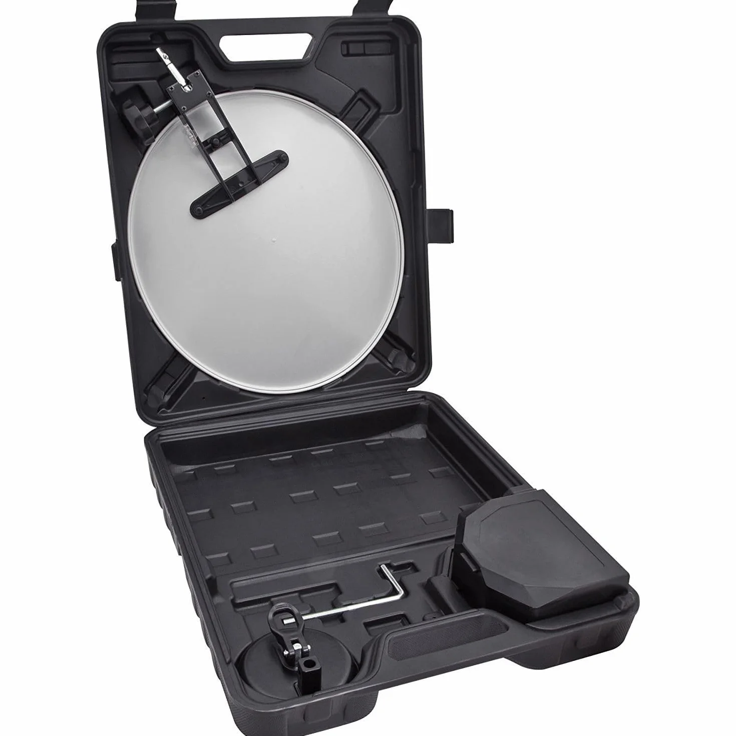 TELESTAR CampSat GO – Coffret Satellite de Camping 35 cm Parabole LNB 10 m Câble