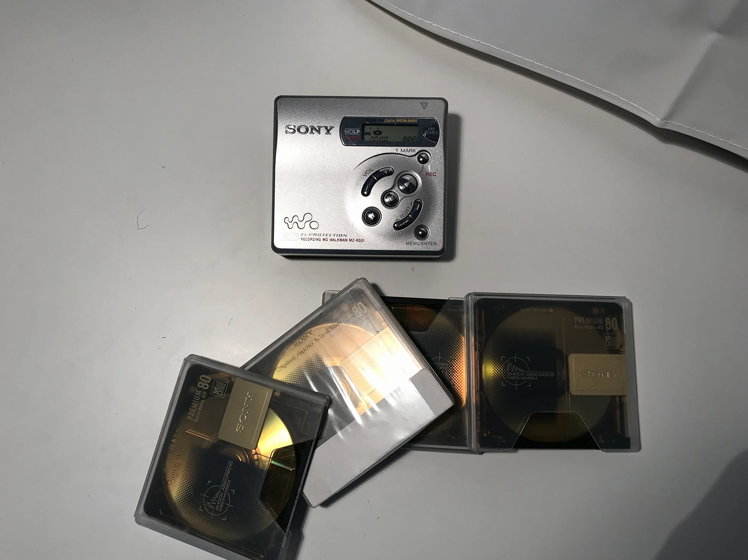 Sony mZ-r501/s enregistreur Portable miniDisc (Argent)