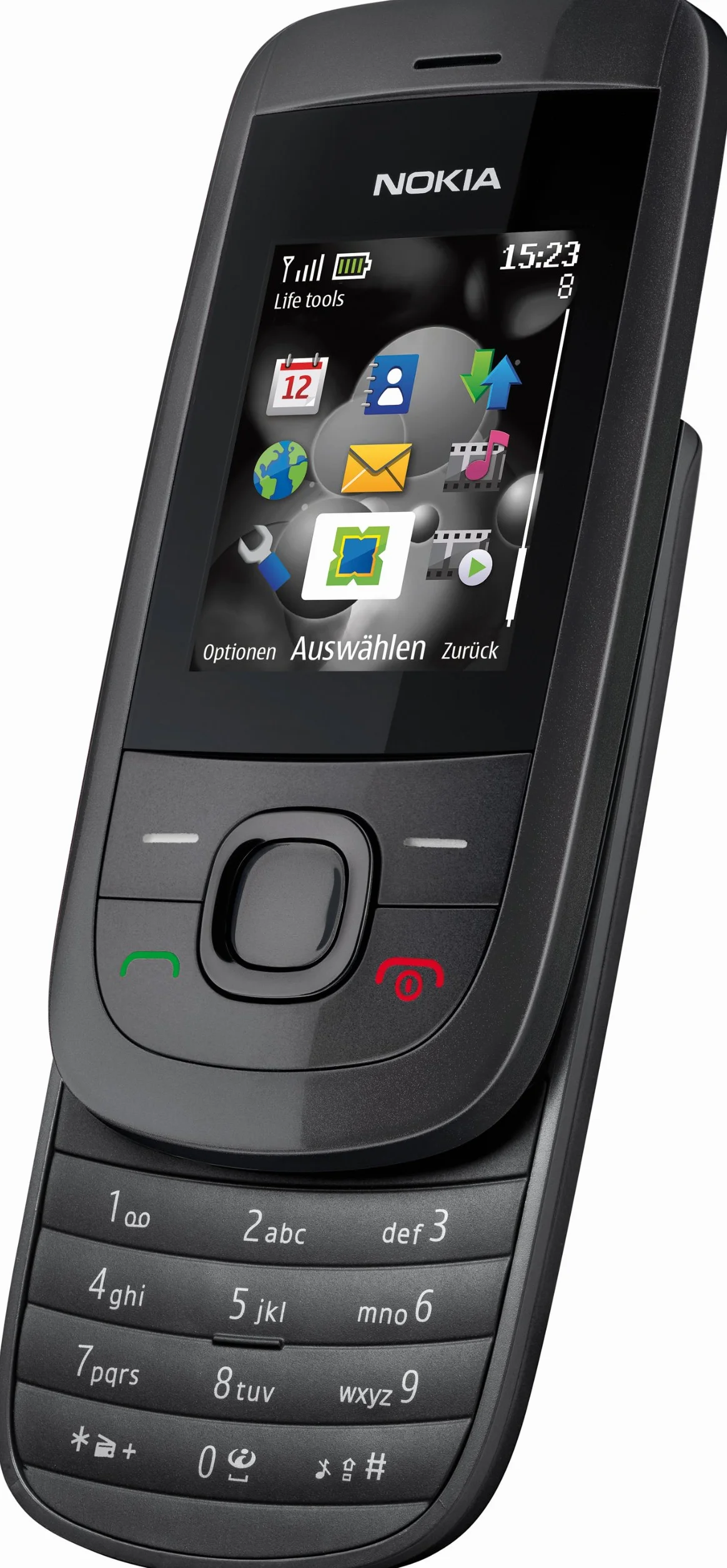 Nokia 2220 Téléphone Portable Coulissant MP3 GPRS Ovi Mail