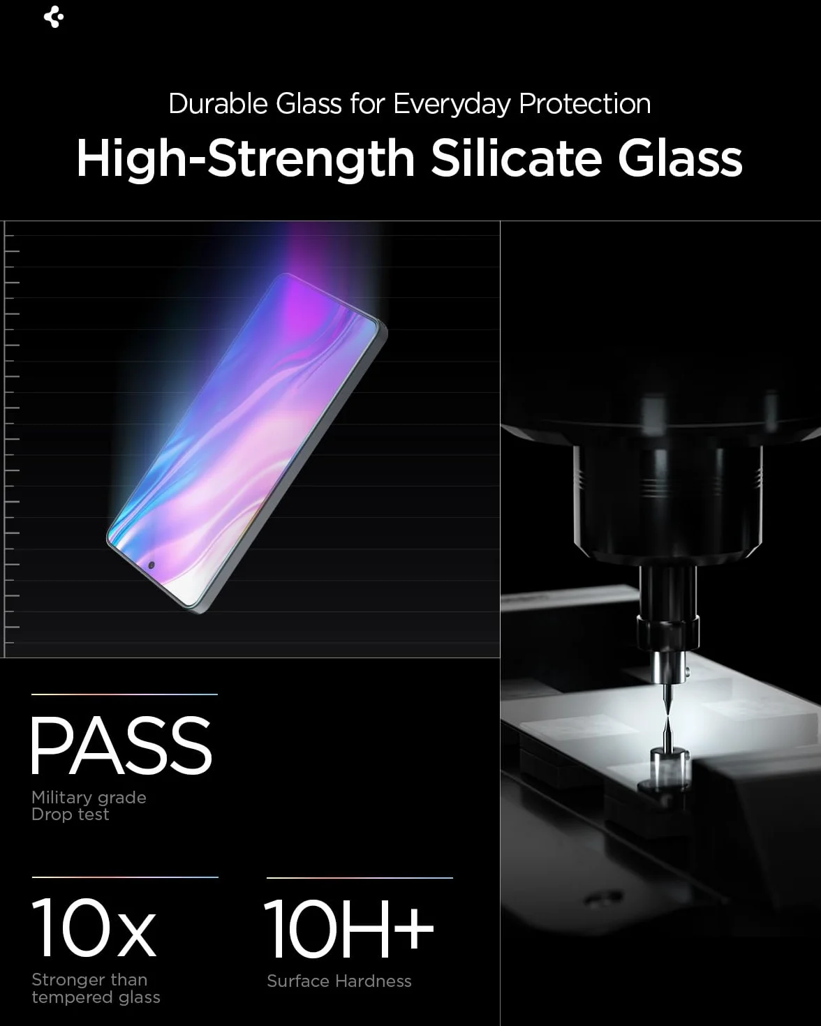 Spigen Glas.tR EZ Fit Pro Verre Trempé pour Galaxy S26 Ultra, 2 Pièces, Dureté 10H+, Résistant aux Rayures