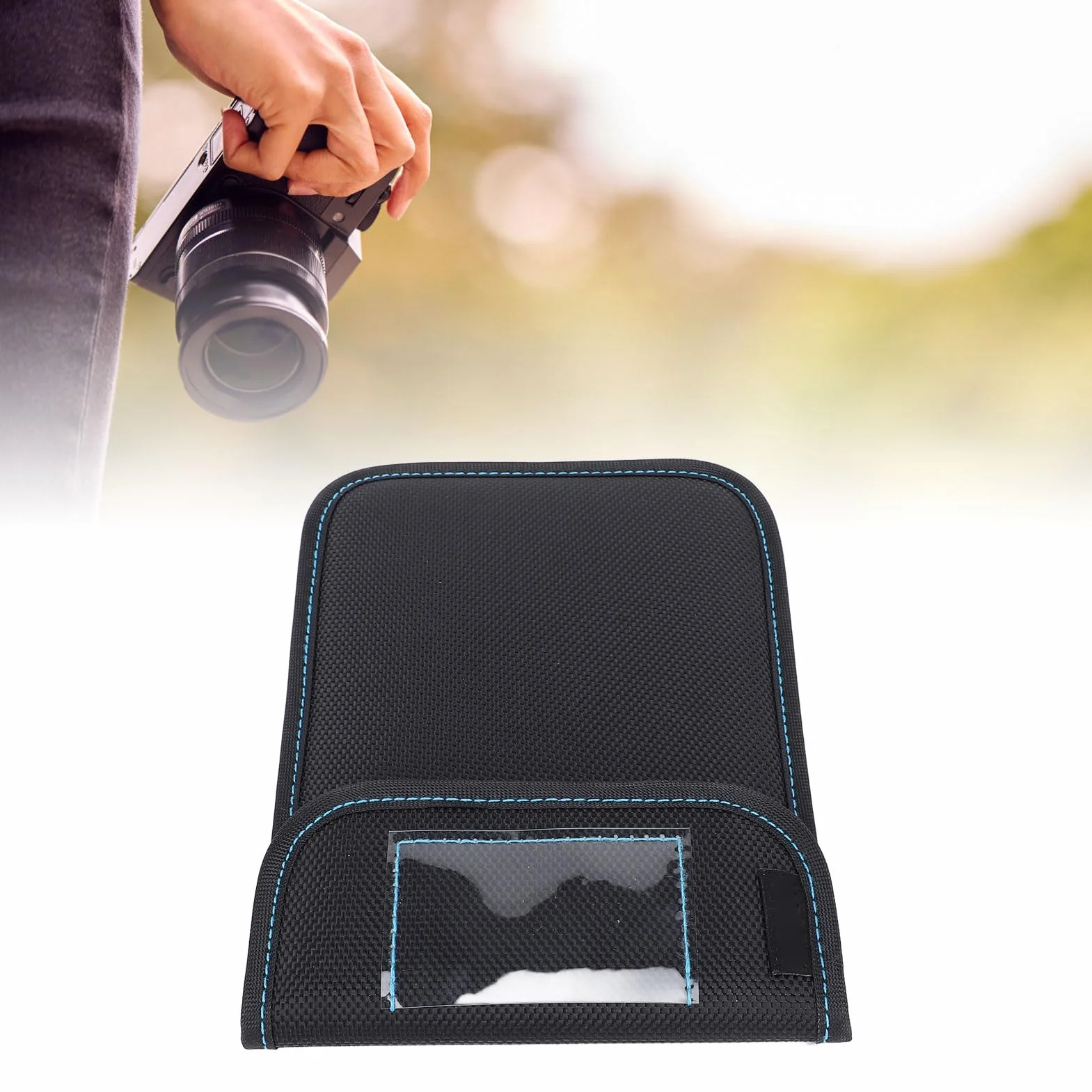 Étui de Filtre D'objectif, 4x5,65 Pouces, étui de Transport pour Filtre D'objectif D'appareil Photo, Portefeuille, Support de Filtre de Photographie, Résistant à l'eau, à la