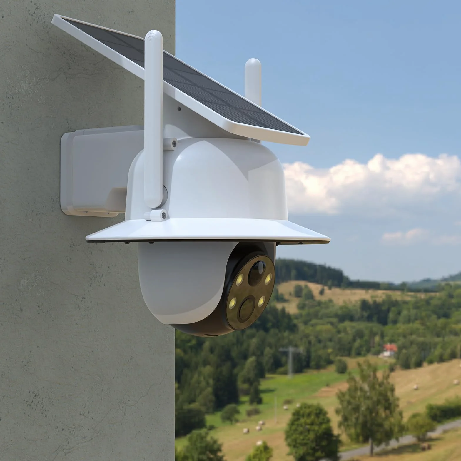 Protection contre la pluie pour caméra de surveillance AOSU 2K/3MP Batterie solaire extérieure (C9C2CA11) (C9C3CA11) – Couvercle de caméra extérieure, protection solaire, accessoire de caméra
