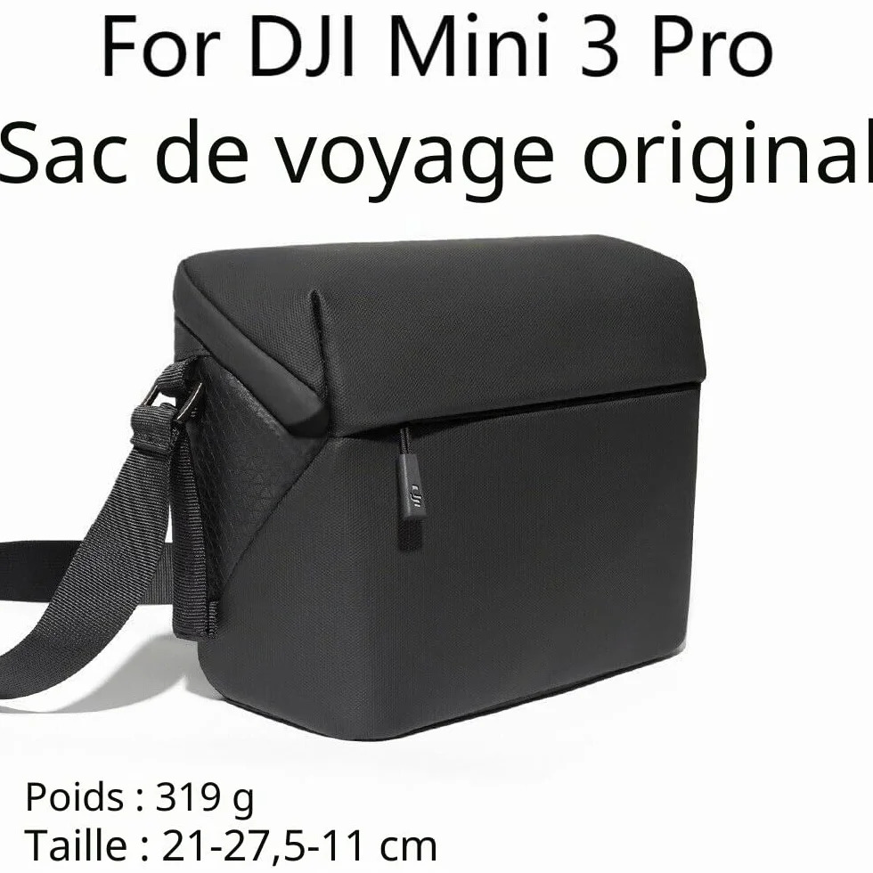 Sacoche de rangement portable DJI Mini 3/Mini 3 Pro Accessoire Noir 27.5 x 21 x 11 cm