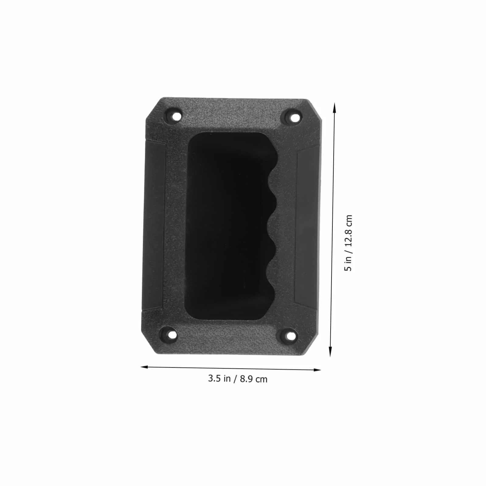 Mikikit Poignées de Remplacement Facile à Installer ou Haut-Parleur en ABS Noir pour Fixation Sécurisée Lot de 8 et Boîtier D'instrument sur Enceinte Amplificateur