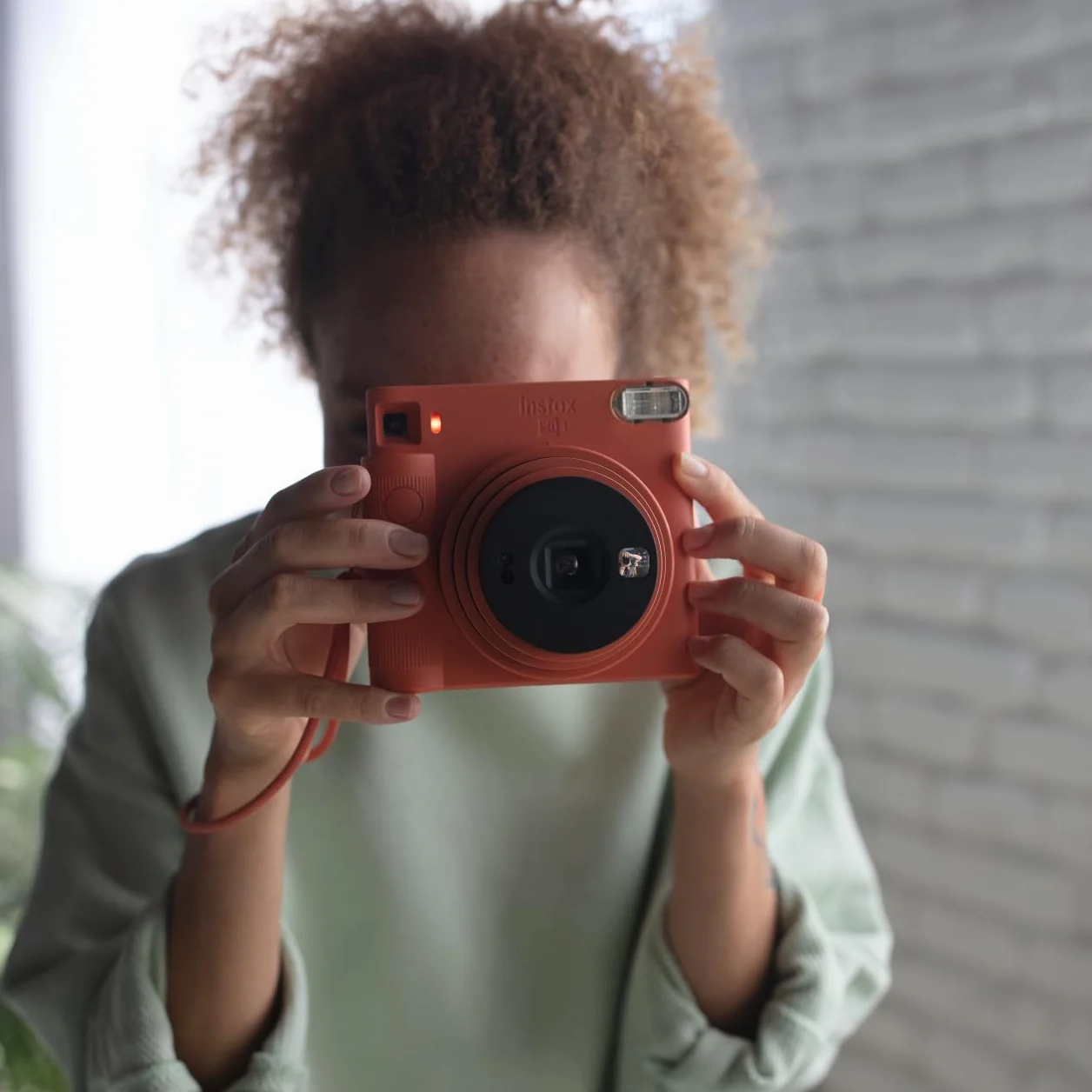Instax Square SQ1 Instant Camera, Terracotta Orange